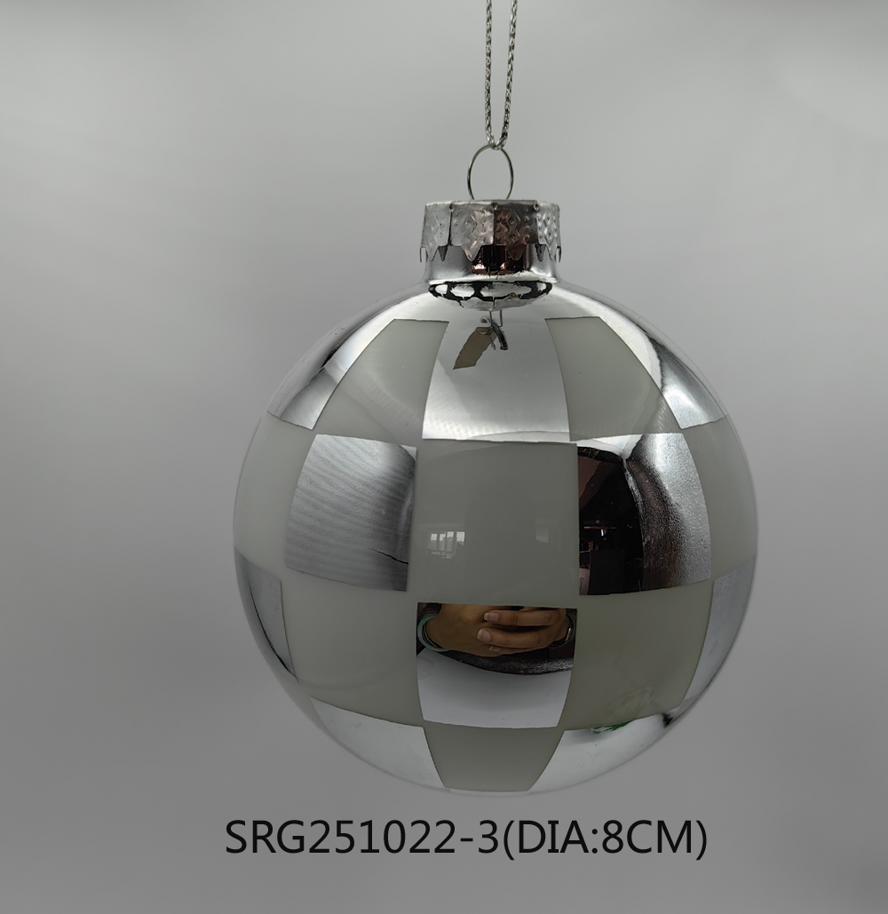  Glass ball Ornaments Decoration for Party Glass Hanging Ball