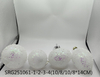  Glass Christmas decoration for Party Glass Ornaments Decoration with LED light