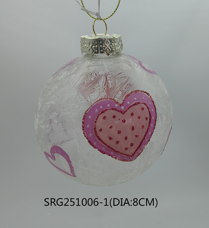 Glass ball Ornaments Decoration for Party Glass Hanging Ball