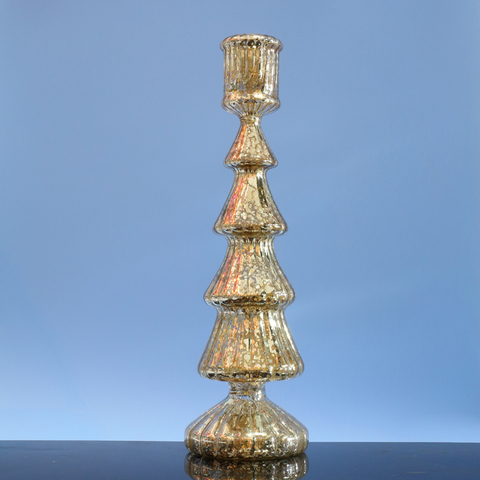  Glass candle holder