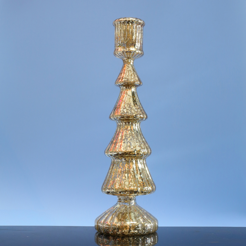  Glass candle holder
