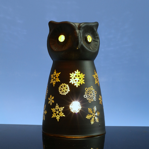  Glass candle holder