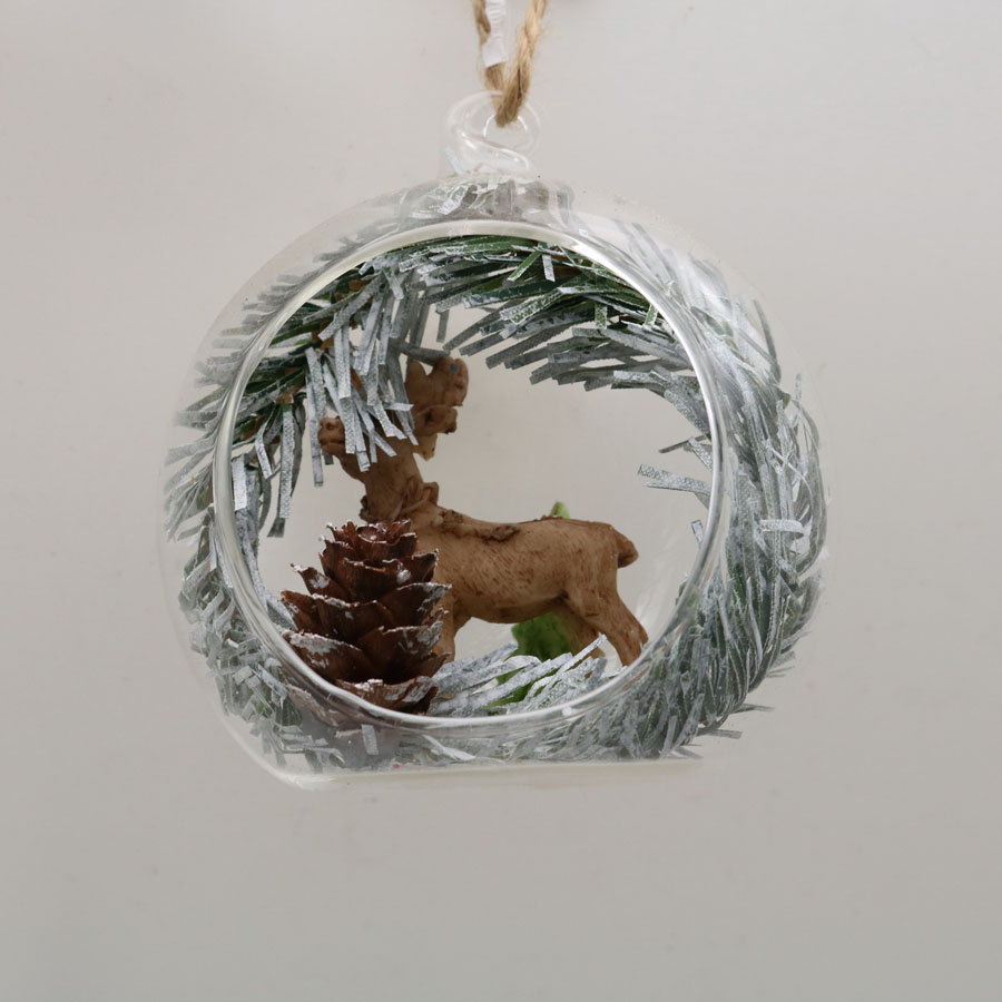  Hanging Glass Ball Ornaments Decoration for Party Glass Hanging Ball