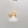  Glass ball with angel Ornaments Decoration for Party Glass Hanging Ball