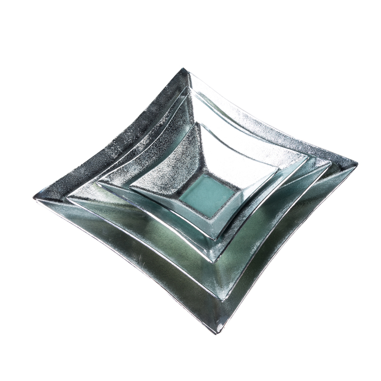 Glass Tablewares Glass Plate Decoration for Party 