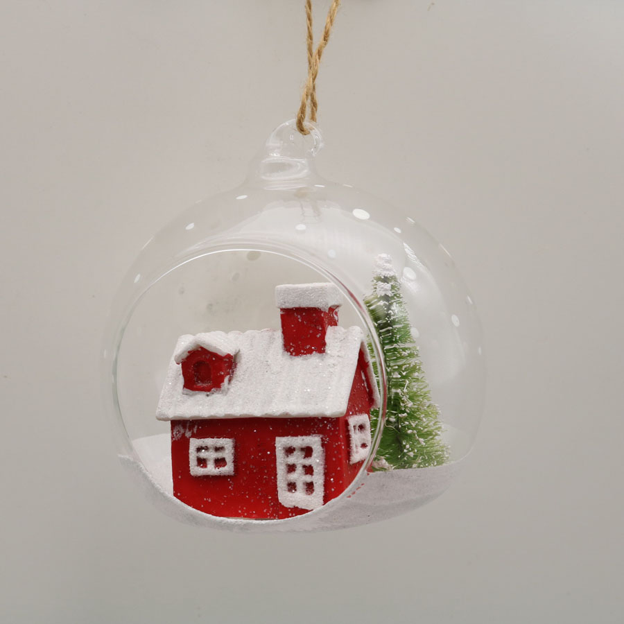  Glass ball Ornaments Decoration for Party Glass Hanging Ball