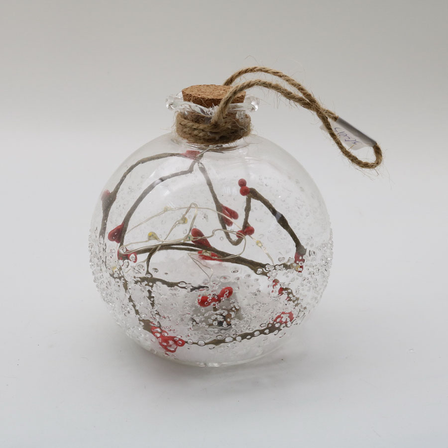  Glass ball Ornaments Decoration for Party Glass Hanging Ball