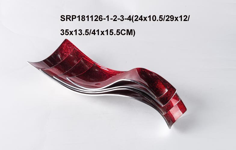 Glass Tablewares Glass Plate Decoration for Party 