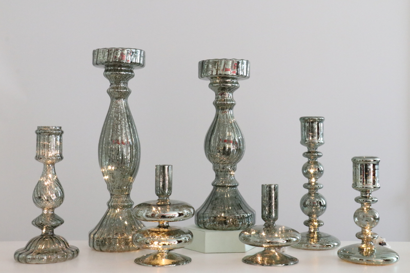 Glass Candle Holder