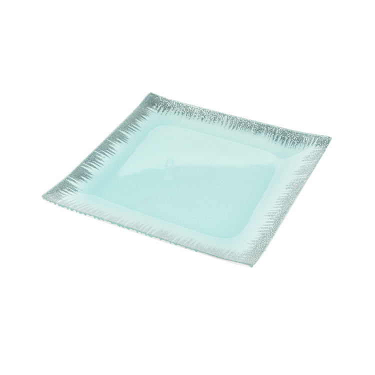 Glass Tablewares Glass Plate Decoration for Party 