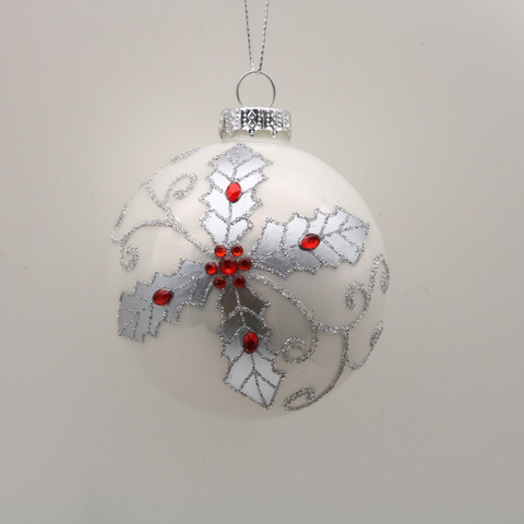  Glass ball Ornaments Decoration for Party Glass Hanging Ball