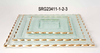 Glass Tray with Gold Rim