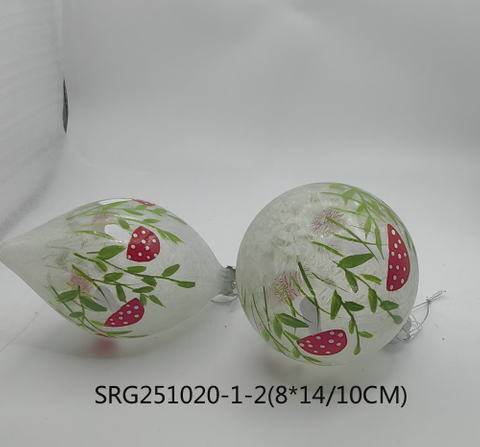  Glass ball Ornaments Decoration for Party Glass Hanging Ball