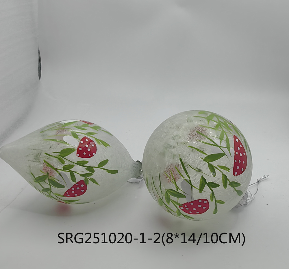  Glass ball Ornaments Decoration for Party Glass Hanging Ball