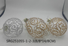  Glass Christmas decoration for Party Glass Ornaments Decoration with LED light