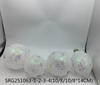  Glass Christmas decoration for Party Glass Ornaments Decoration with LED light
