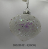  Glass Christmas decoration for Party Glass Ornaments Decoration with LED light