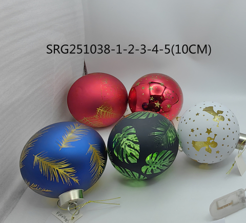  Glass ball Ornaments Decoration for Party Glass Hanging Ball
