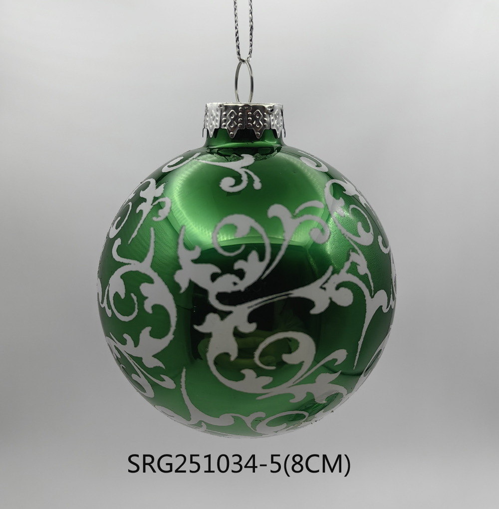  Glass ball Ornaments Decoration for Party Glass Hanging Ball
