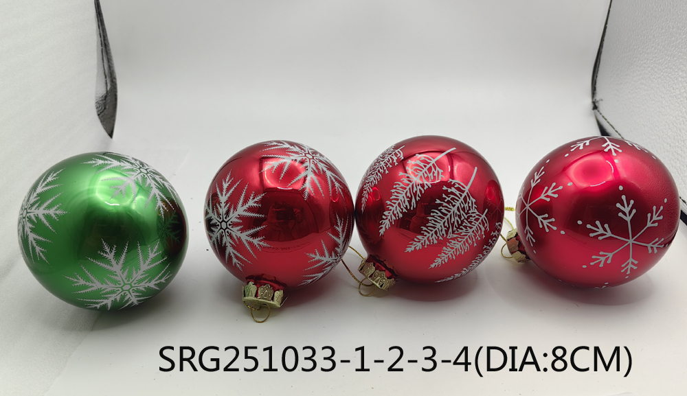  Glass ball Ornaments Decoration for Party Glass Hanging Ball