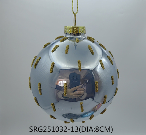  Glass ball Ornaments Decoration for Party Glass Hanging Ball