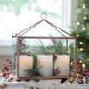 Glass terrarium copper square