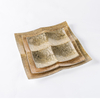 Gold glass plate