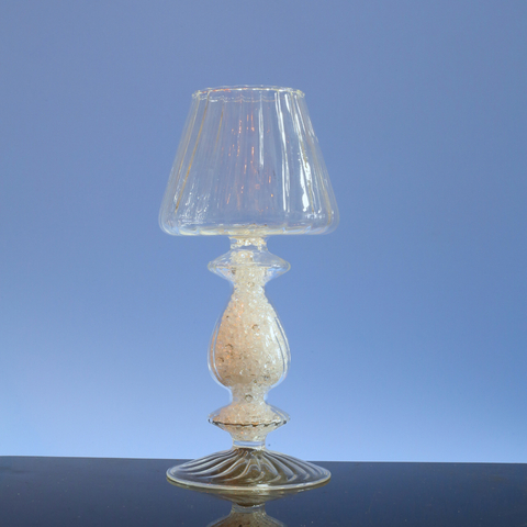  Glass candle holder