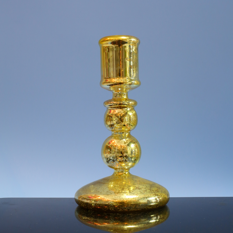  Glass candle holder
