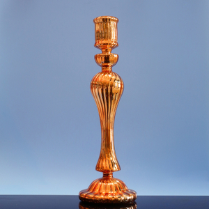  Glass candle holder