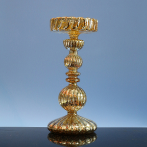  Glass candle holder