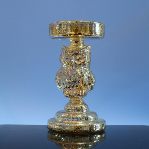  Glass candle holder