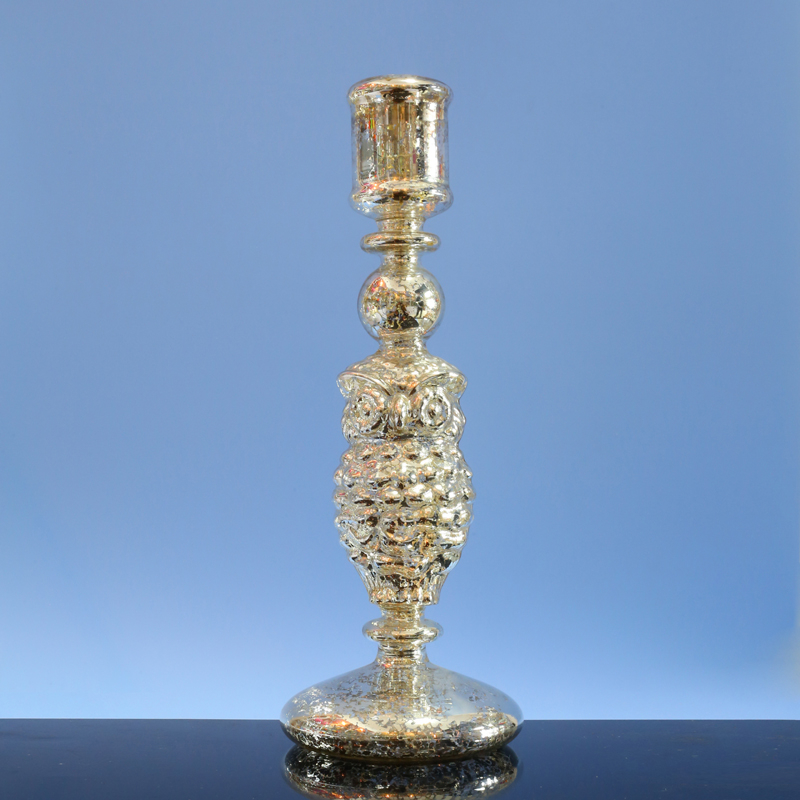  Glass candle holder