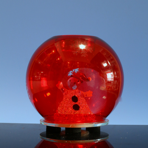  Glass candle holder