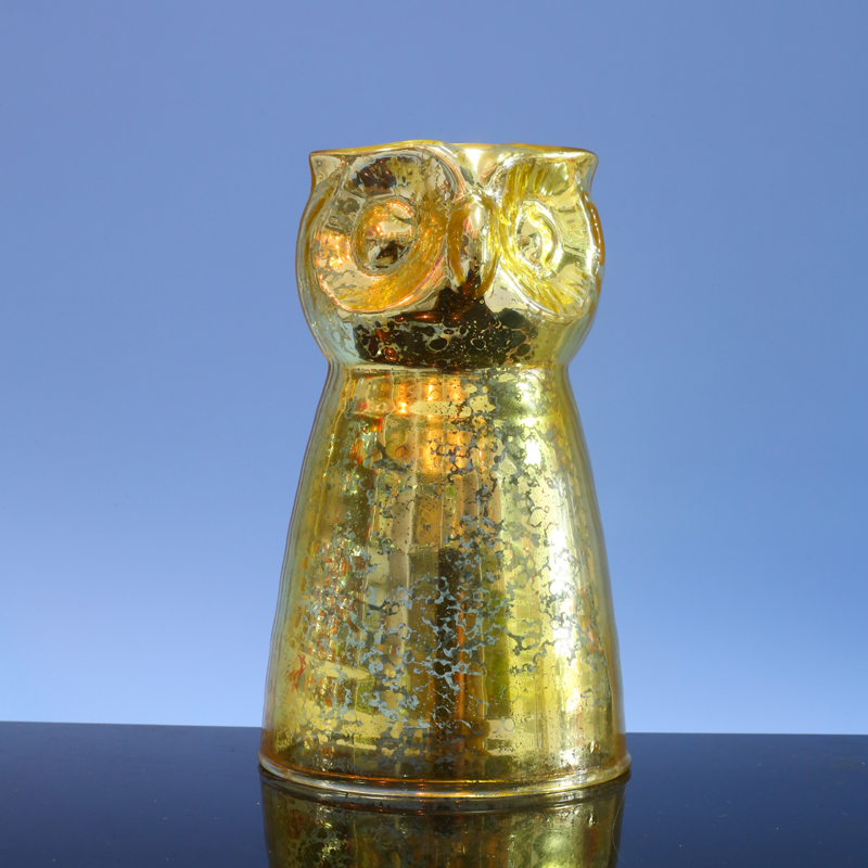  Glass candle holder