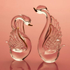 Glass swans