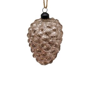  Hanging Glass pine nuts for Christmas Decoration