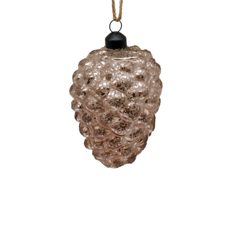  Hanging Glass pine nuts for Christmas Decoration
