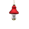 Red Glass mushroom for Party Decoration