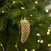  Glass pine nut Ornaments Decoration for Party Glass Hanging Ball