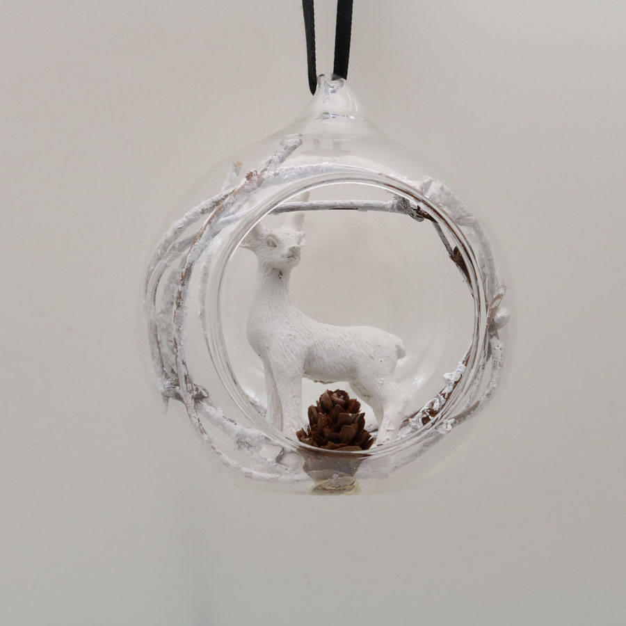  Glass ball Ornaments Decoration for Party Glass Hanging Ball