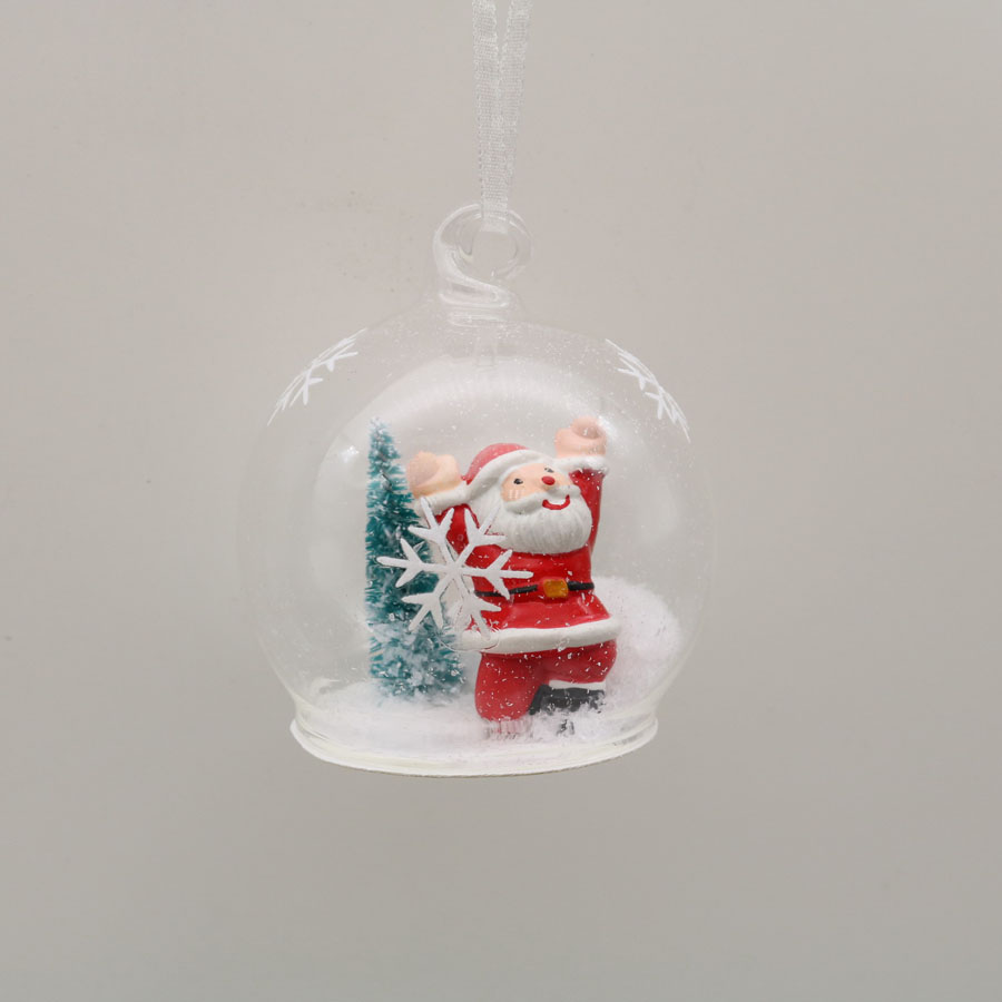  Glass ball Ornaments Decoration for Party Glass Hanging Ball