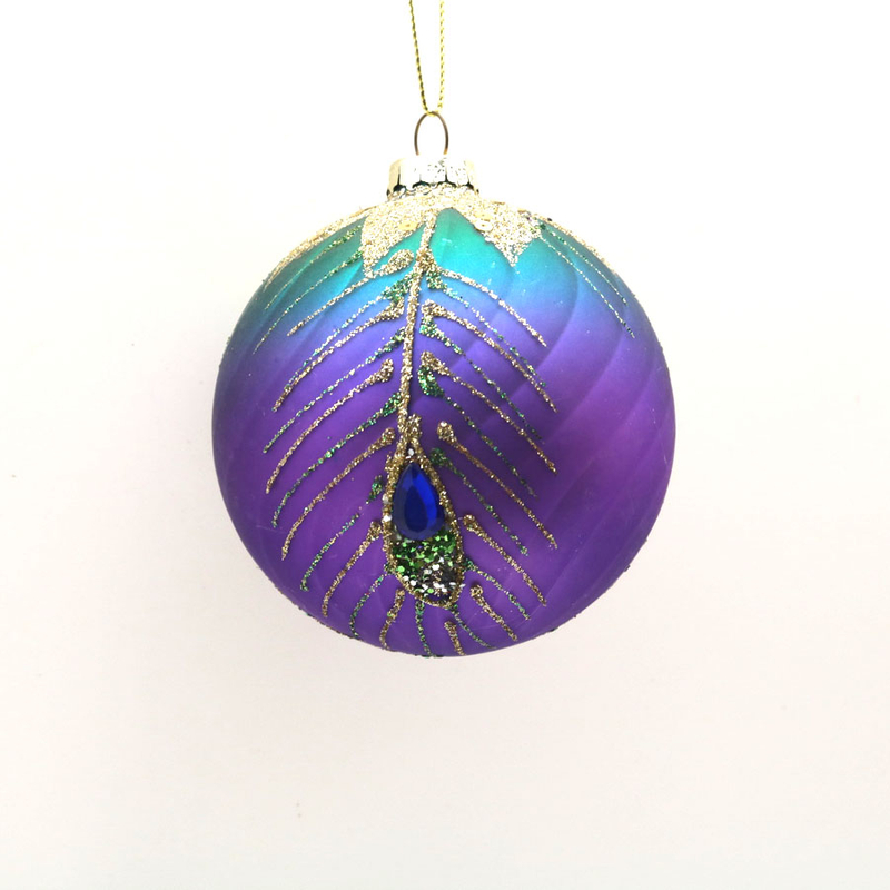  Glass ball Ornaments Decoration for Party Glass Hanging Ball