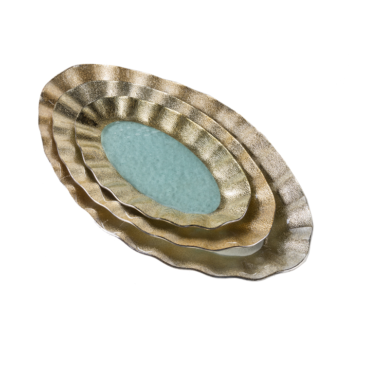 Glass Tablewares Glass Plate Decoration for Party 