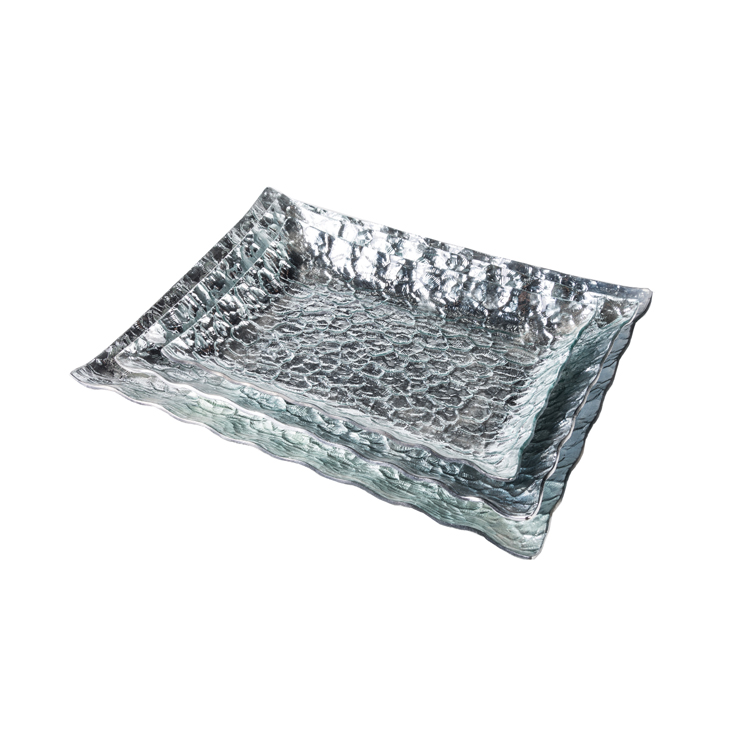 Glass Tablewares Glass Plate Decoration for Party 