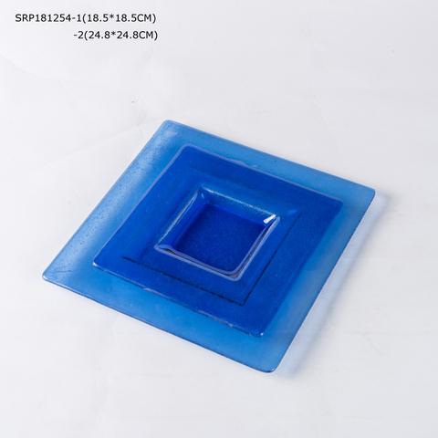 Glass Tablewares Glass Plate Decoration for Party 