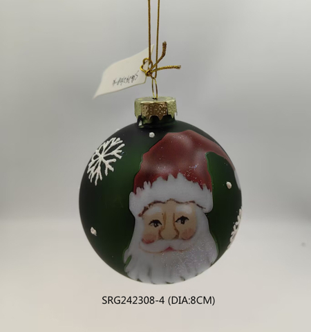 Glass Disco Ball Christmas Decorations Glass Hanging Ball for Home or Party Use