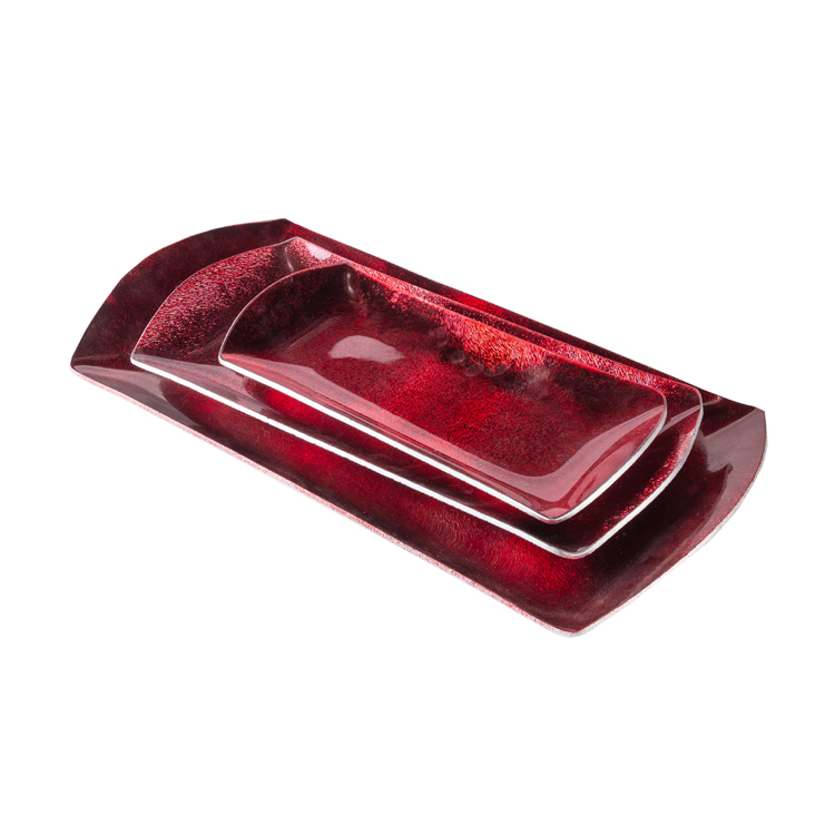 Glass Tablewares Glass Plate Decoration for Party 