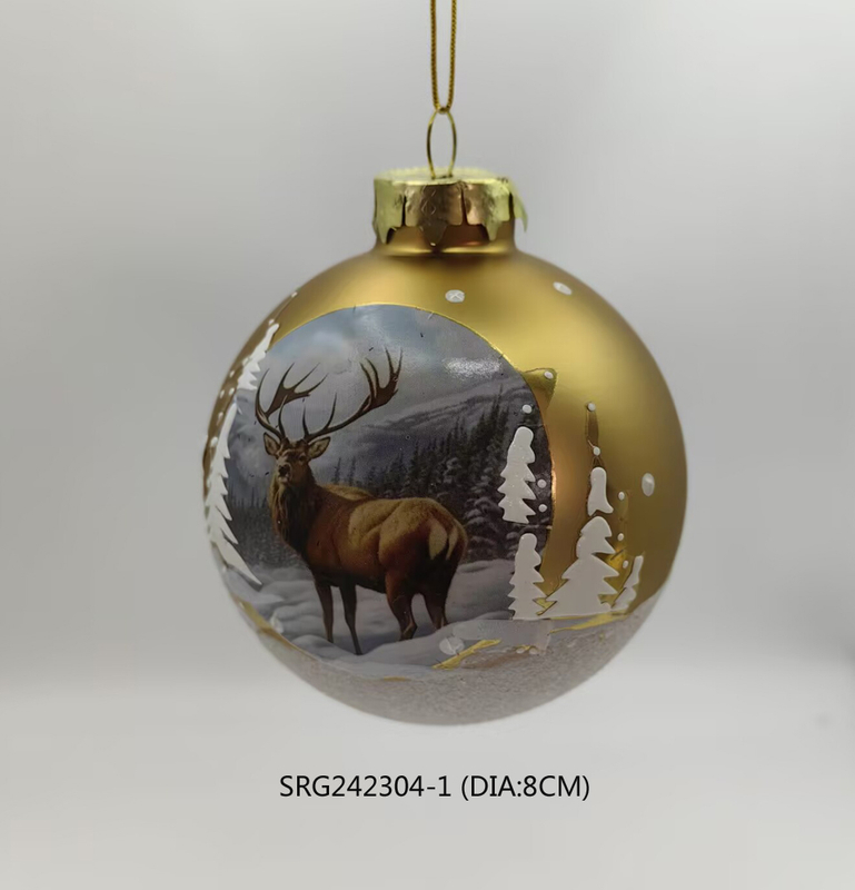 Hot Sale Christmas Glass Ball Decor Christmas Tree Hanging Christmas Ball in Set for Wedding and Party