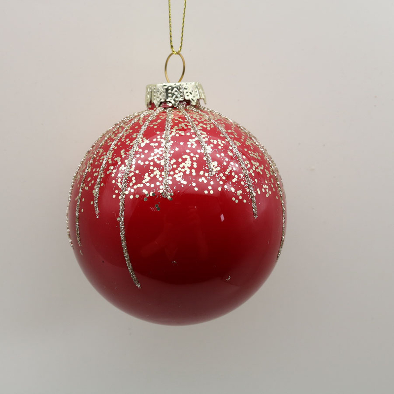  Glass ball Ornaments Decoration for Party Glass Hanging Ball